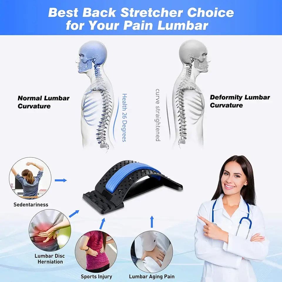 Magnetic Back Stretcher, Magic Back Support Spine Stretcher with Foam Pad, Back Massager Stretcher, Multi Level Back Stretcher, Back Stretching Device, Back Massager for Bed, Magic Stretch Fitness Lumbar Support, Spinal Curve Back Stretcher Magnetic Back Stretcher, Magic Back Support Spine Stretcher with Foam Pad, Back Massager Stretcher, Multi Level Back Stretcher, Back Stretching Device, Back Massager for Bed, Magic Stretch Fitness Lumbar Support, Spinal Curve Back Stretcher